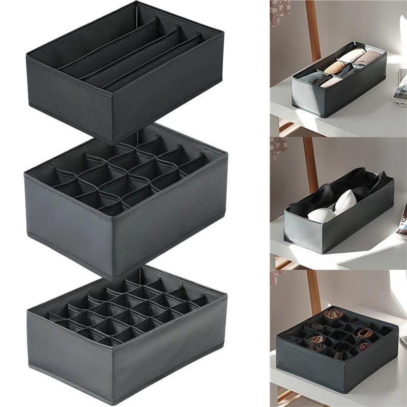 PGY Drawer Organizer Dividers — Multi-Grid Storage for Underwear and Socks