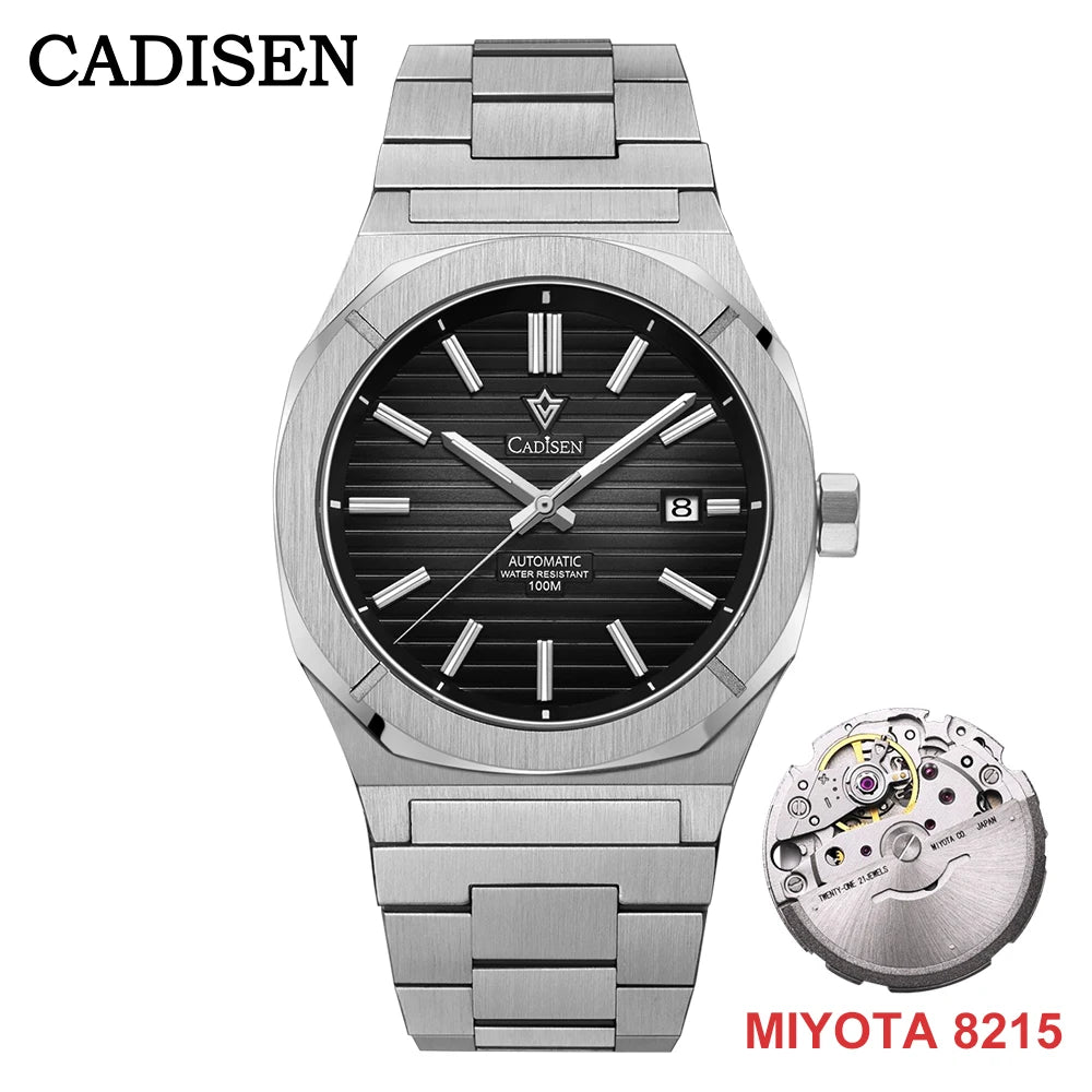 Cadisen Automatic Diver Watch — Retro Luxury Mechanical Timepiece