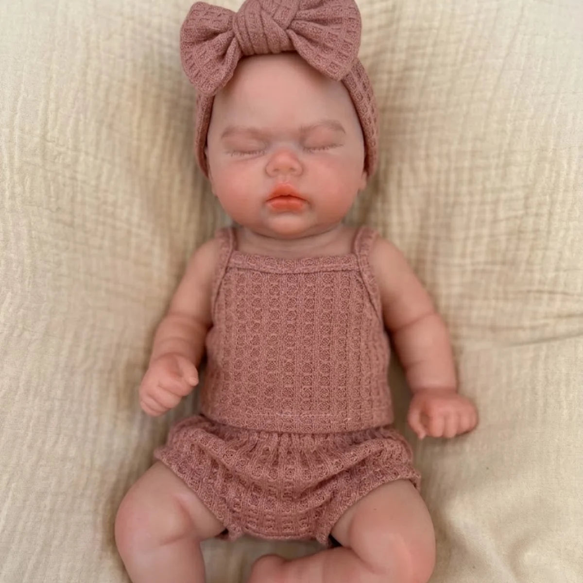 CatDoneca Lifelike Silicone Baby Doll — Soft Touch Reborn Girl Toy