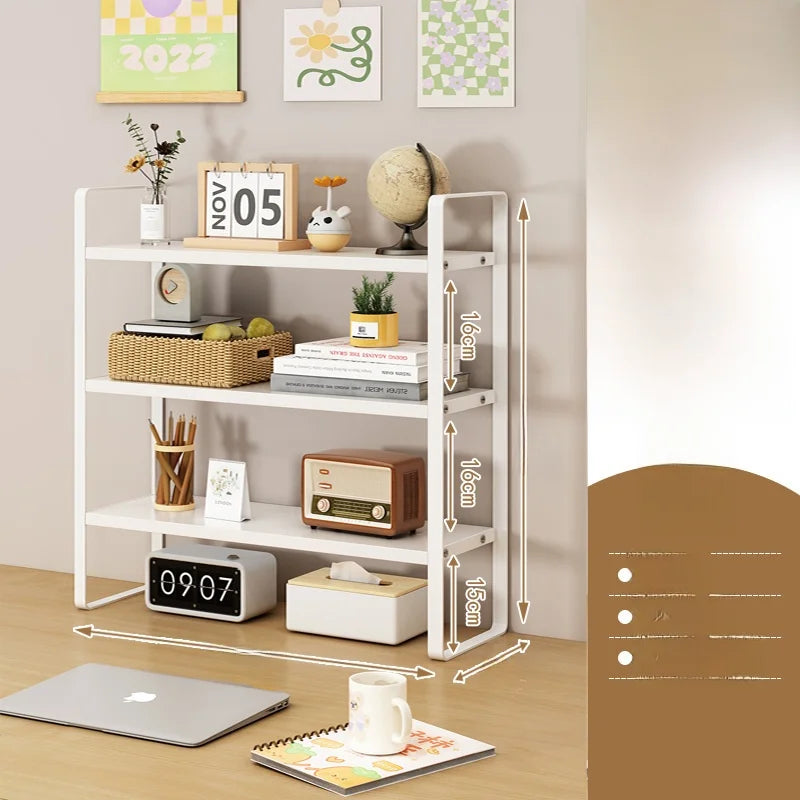 Multi-Layer Desk Organizer Rack — Versatile Desktop Storage Shelf