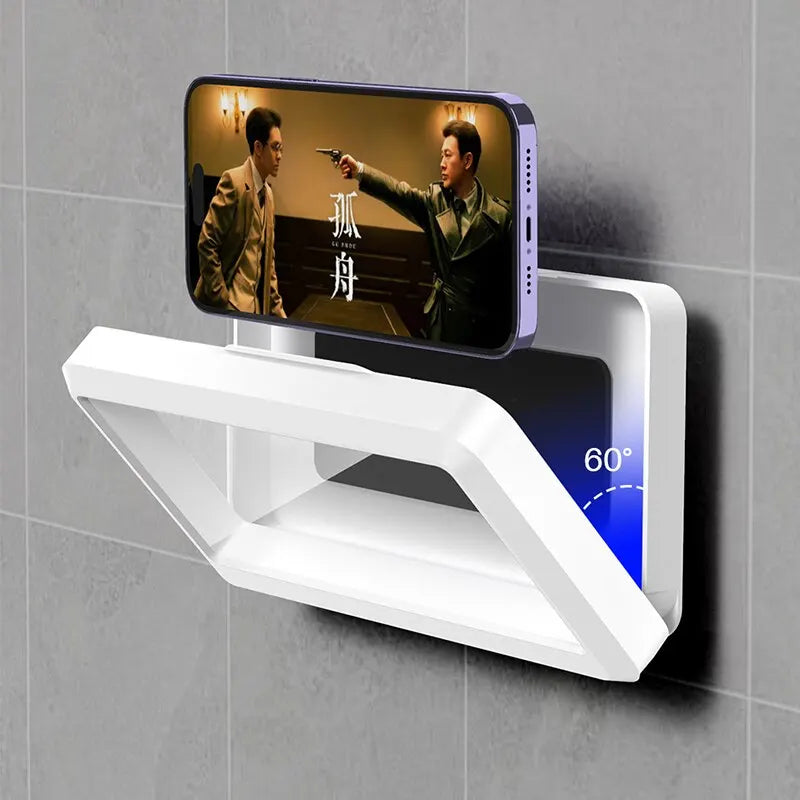 VORTNGLE Waterproof Mobile Phone Case — Anti-Fog Shower Wall Holder