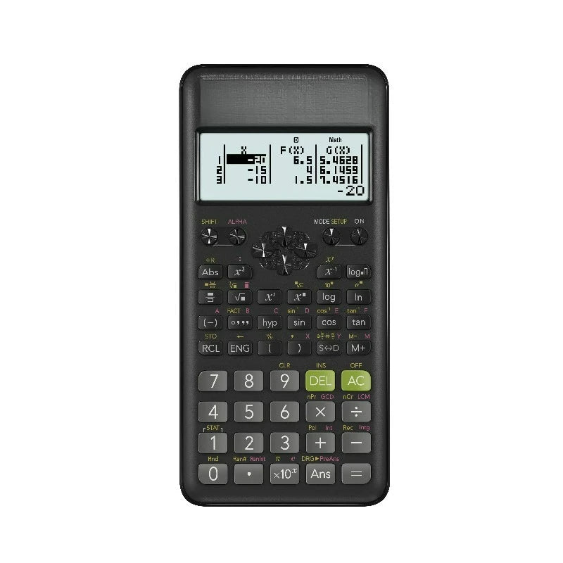 Scientific Calculator — 249 Built-In Math Functions, Natural Textbook Display