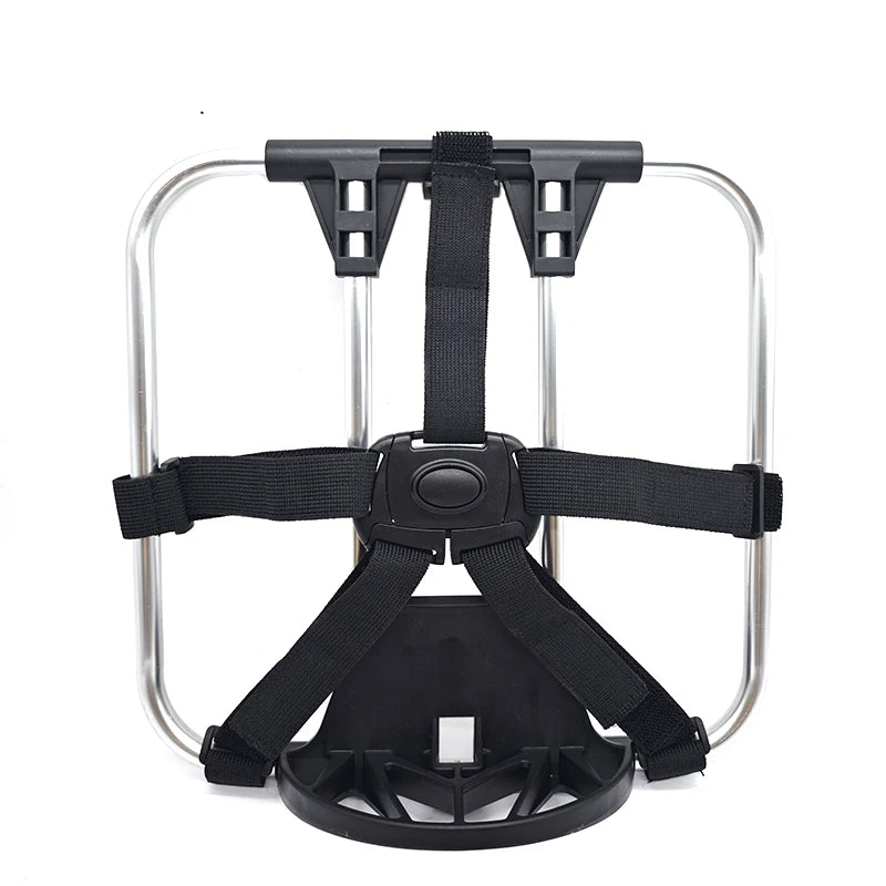 Aluminum Alloy Front Bag Frame — Durable Bike Rack Bracket Carrier