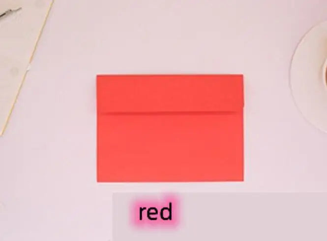 Kraft Paper Gift Envelopes — Multi-Color Letter & Photo Packaging