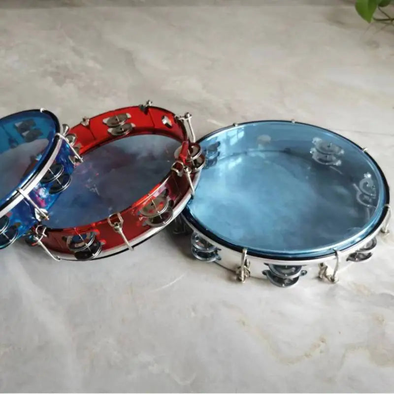Marbit Adjustable Tambourine — Tunable Percussion Instrument with Metal Jingles