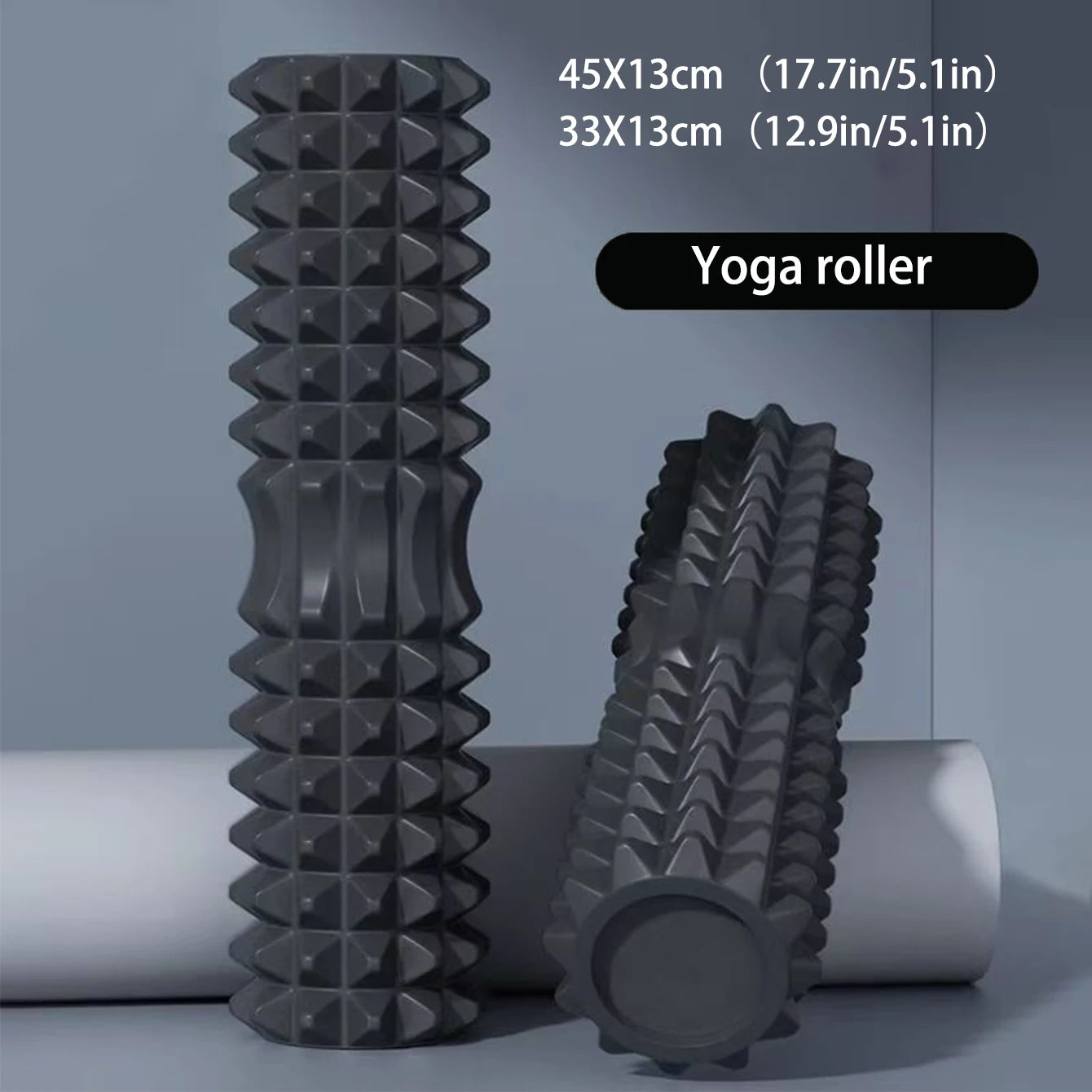 Yoga Foam Roller and Massage Block Set — Muscle Relaxation & Fitness Tools
