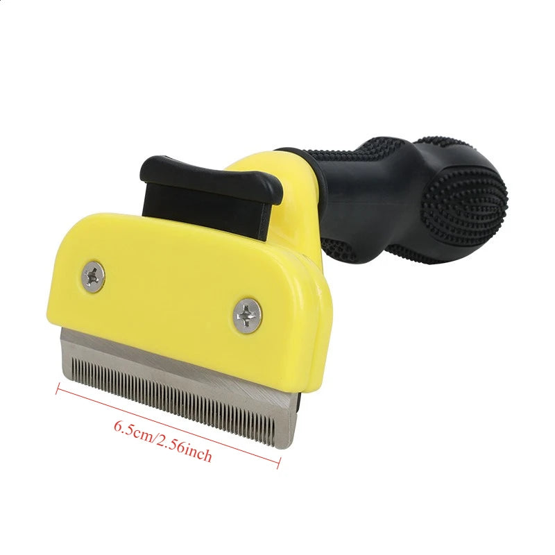 Pet Hair Remover Brush — Professional Grooming Comb for Dogs and Cats