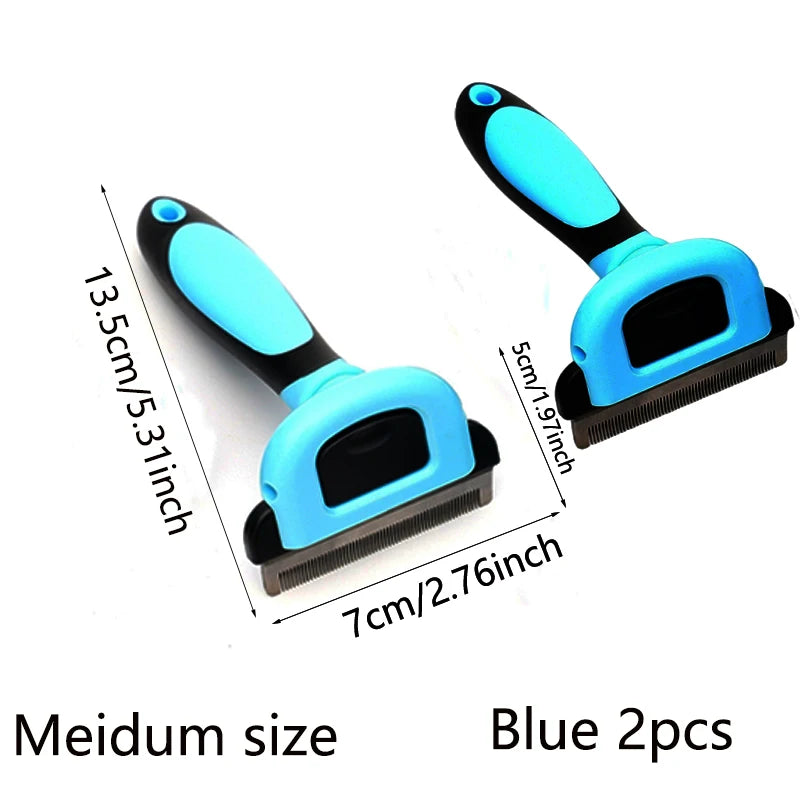 Pet Hair Grooming Tool — Detachable De-Aging Comb & Knot Remover