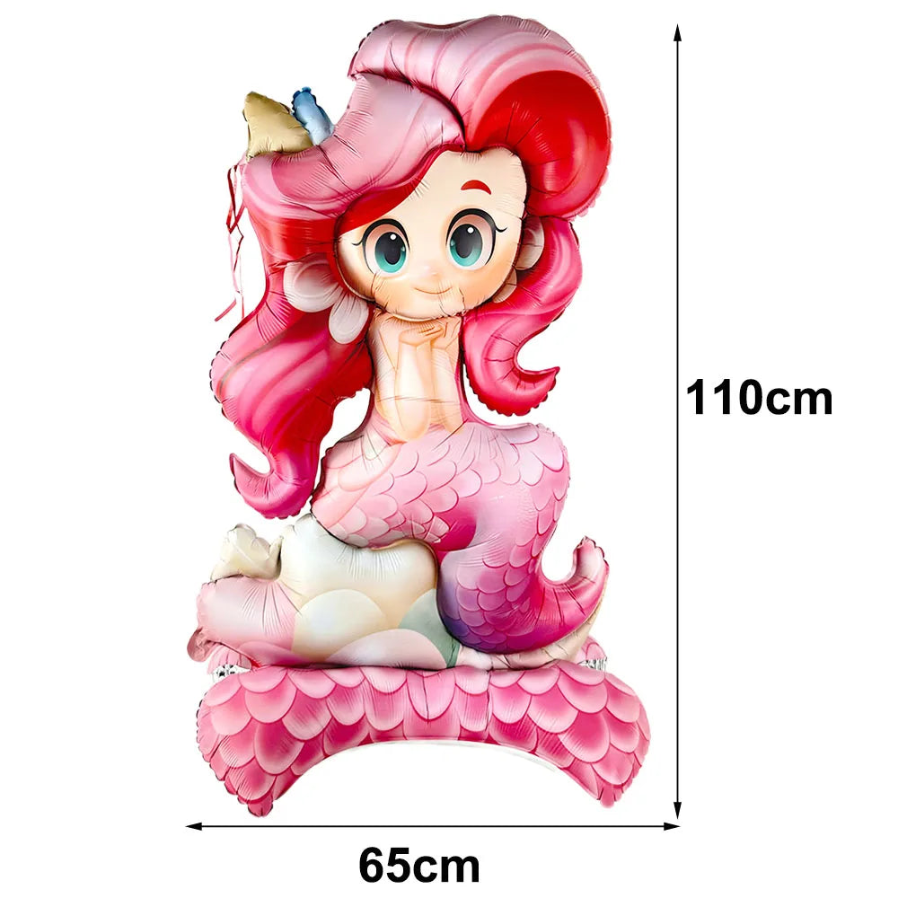 Mermaid Scales Pattern Party Supplies — Disposable Tableware Decor Set