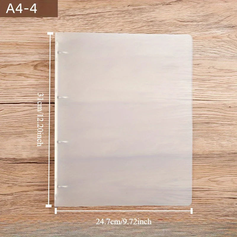 Plastic Ring Binder Organizer — Secure Clasp Closure for Office & School