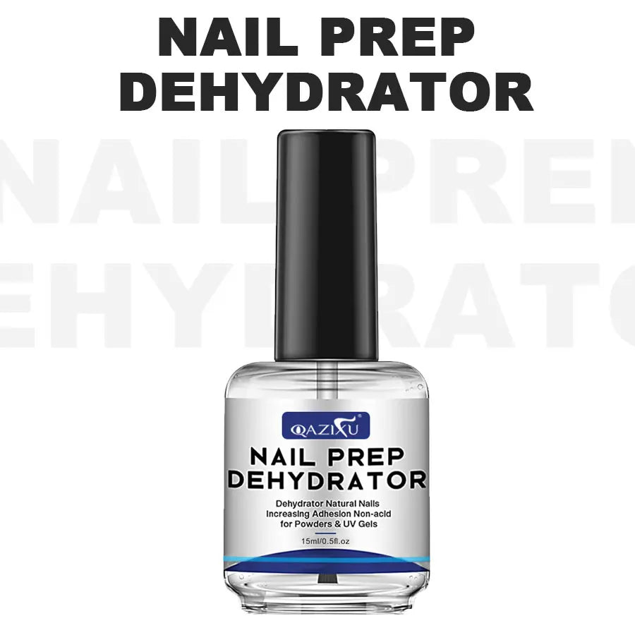 QAZIXU Nail Prep Dehydrator and Acid-Free Primer — Professional Manicure Base