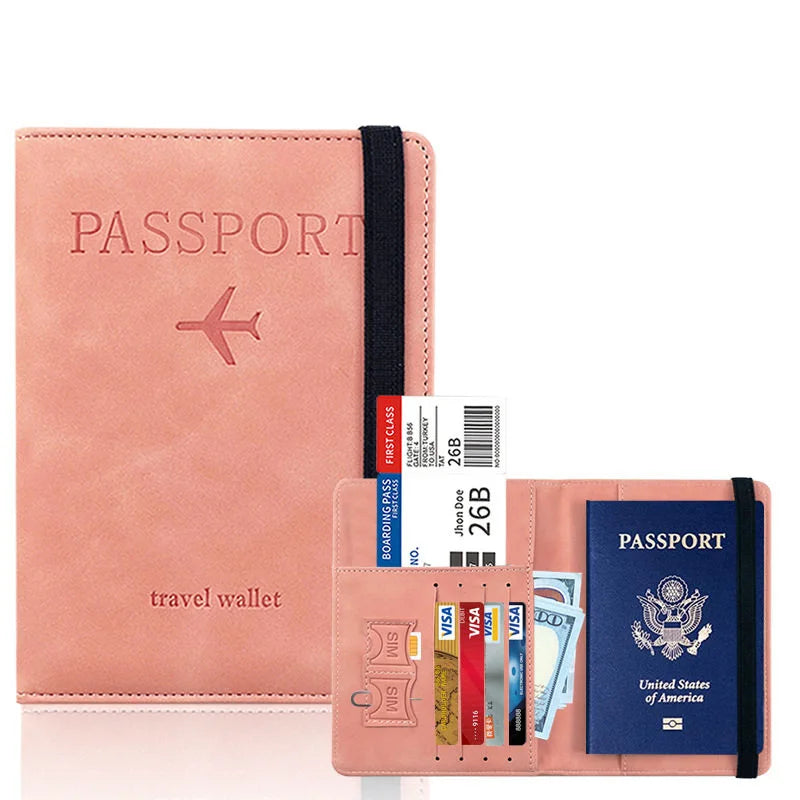 BUYLEMO Travel Passport Holder — Multi-Slot Card Wallet & Organizer