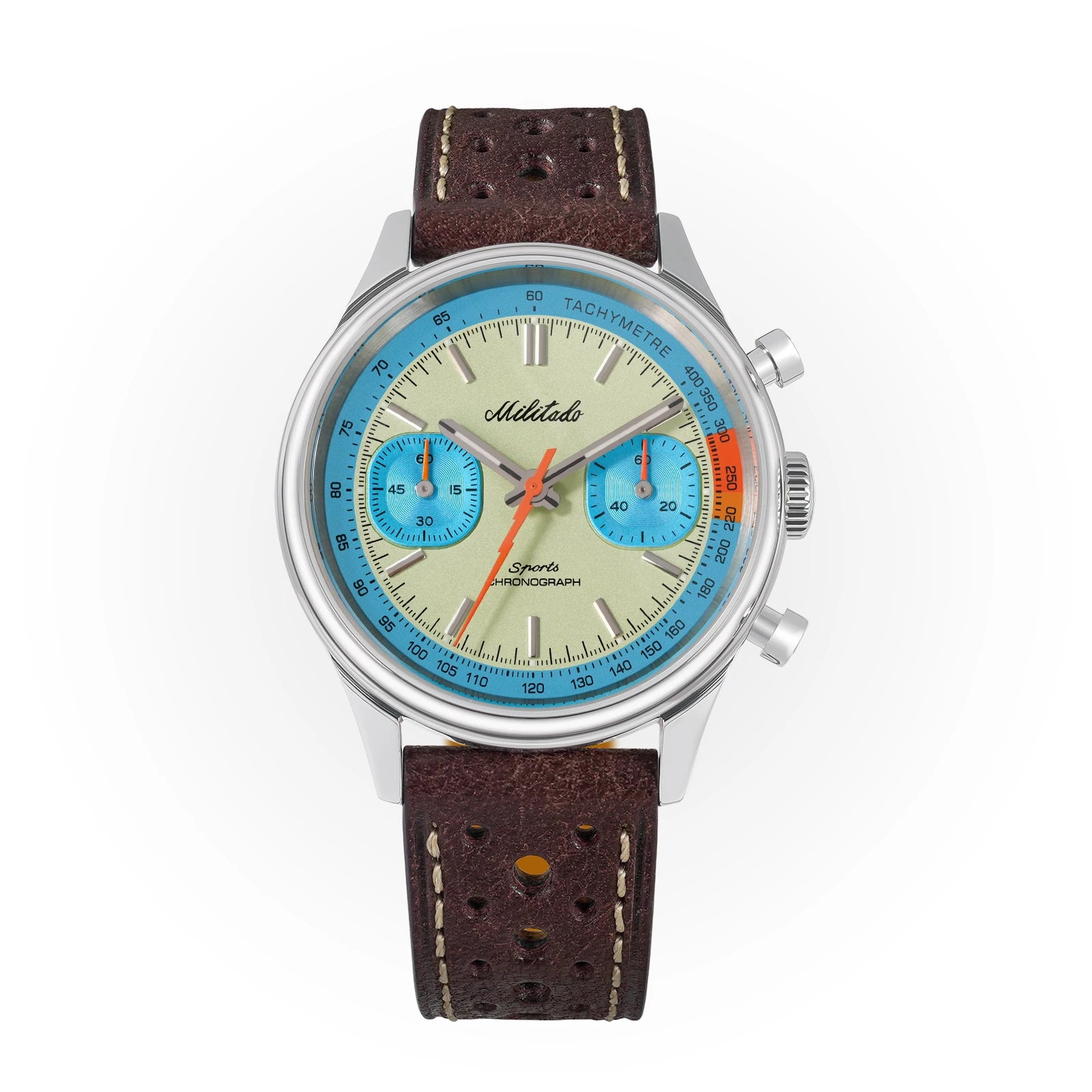 militado ML23 Quartz Chronograph Watch — Stainless Steel & Sapphire Crystal