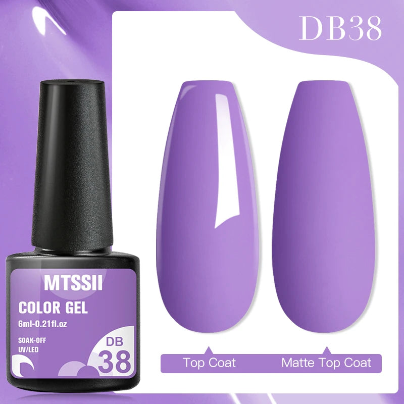 Mtssii Reflective Glitter Gel Nail Polish — Sparkling Holographic Effect
