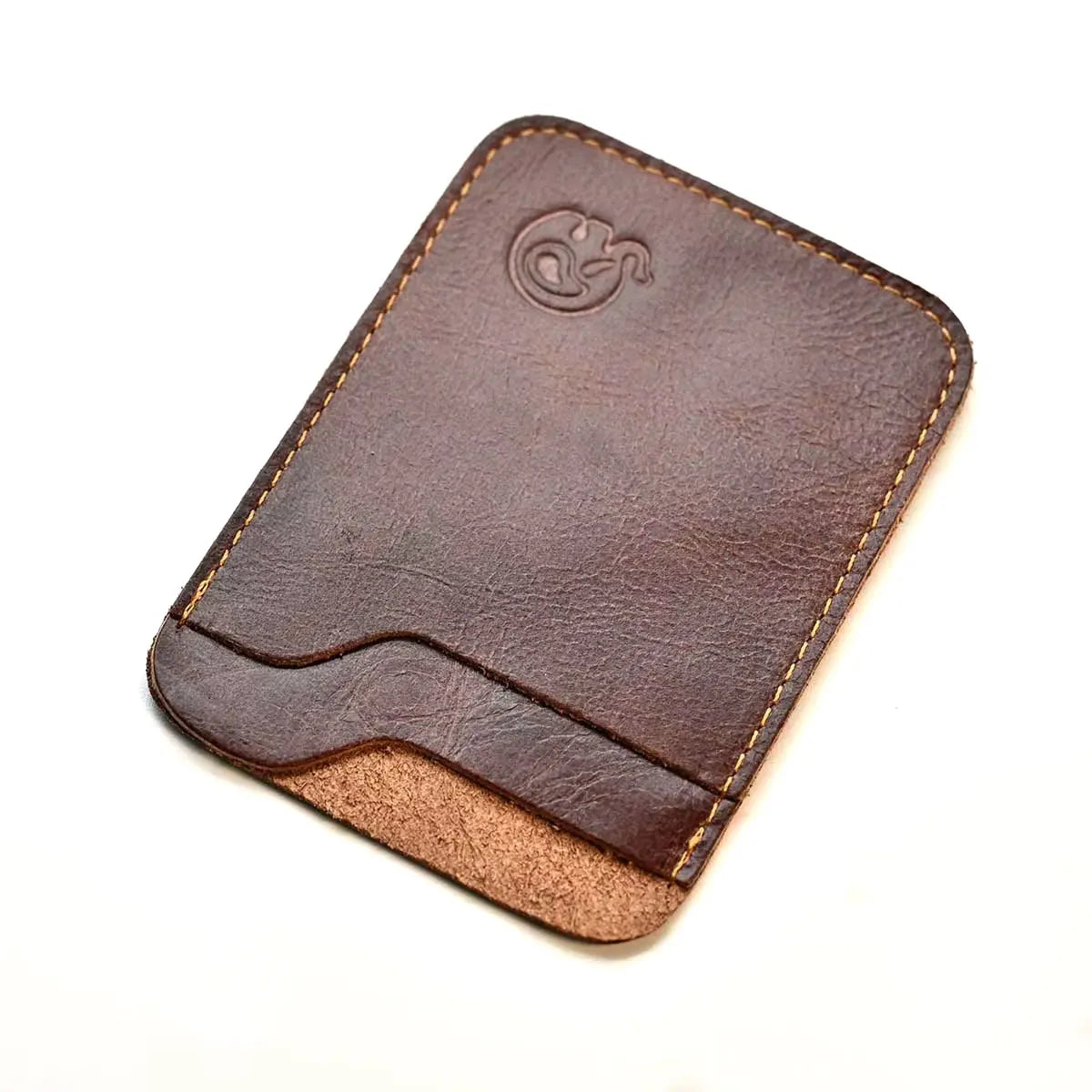 Okli-Rsoe Slim Leather Card Holder — Minimalist Front Pocket Wallet