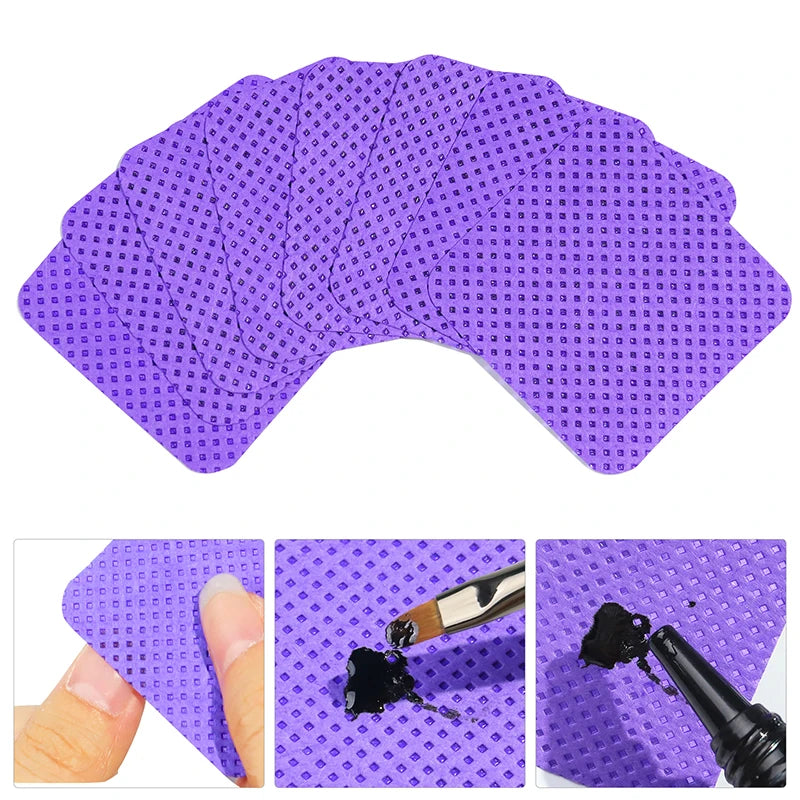 Misscheering Lint-Free Nail Wipes — Professional Gel Polish Remover Pads
