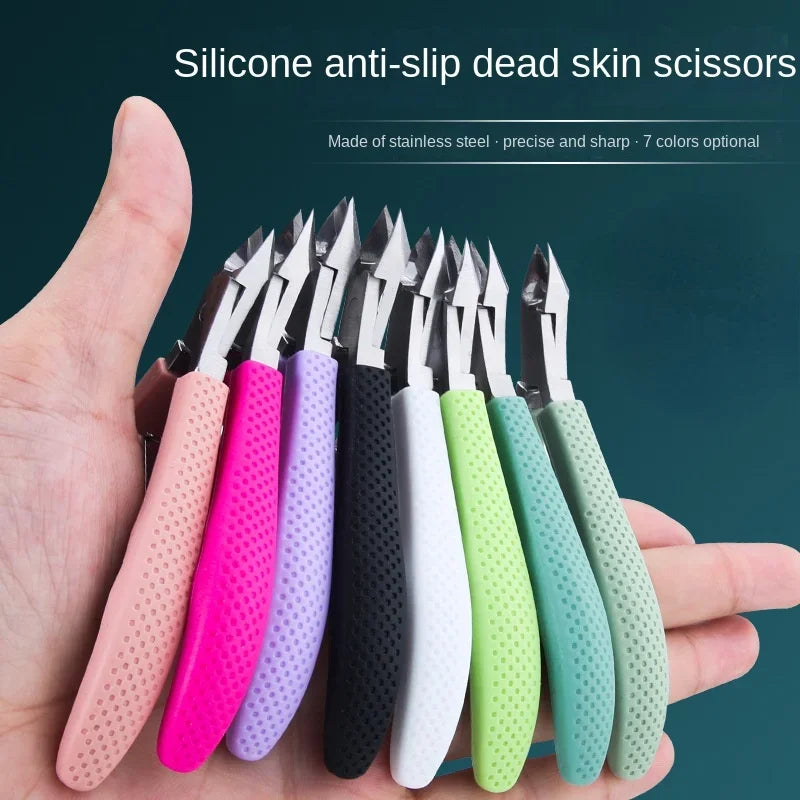 Stainless Steel Cuticle Nippers — Professional Manicure & Pedicure Tool