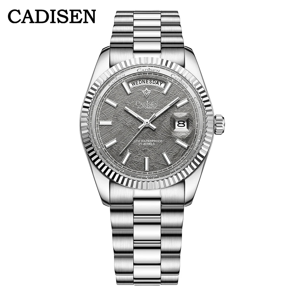 Cadisen DD40 Luxury Automatic Watch — Mechanical Sapphire Glass Wristwatch