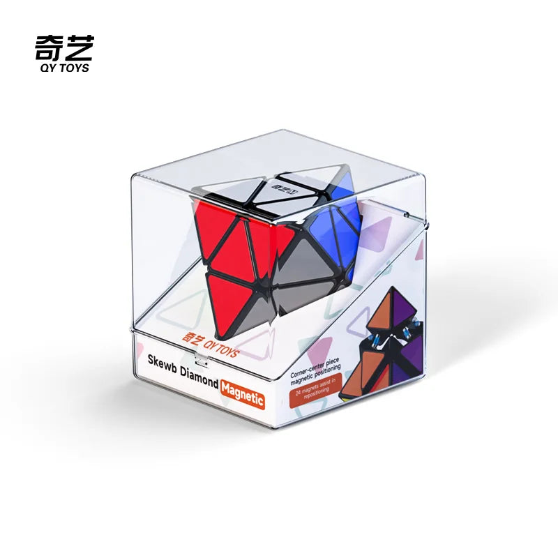2x2 FTO Magnetic Octahedron Puzzle — Irregular Shape Speed Cube