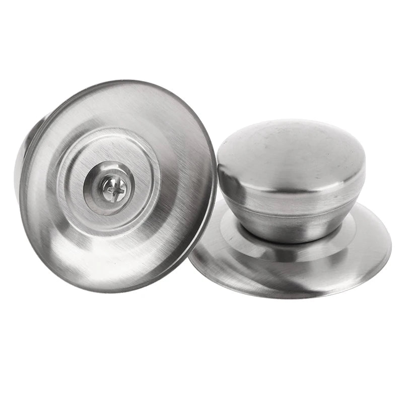 Stainless Steel Pot Lid Knob — Universal Replacement Handle for Cookware