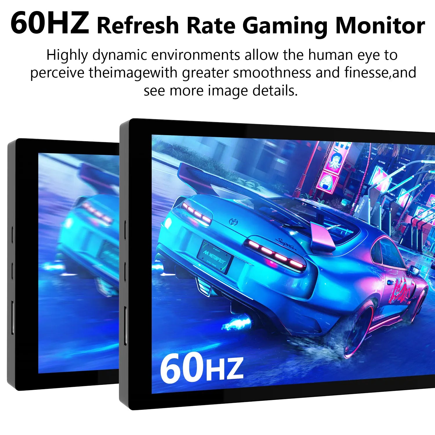 7-Inch Portable Touchscreen Monitor — High-Definition LCD Display for Gaming and Computing