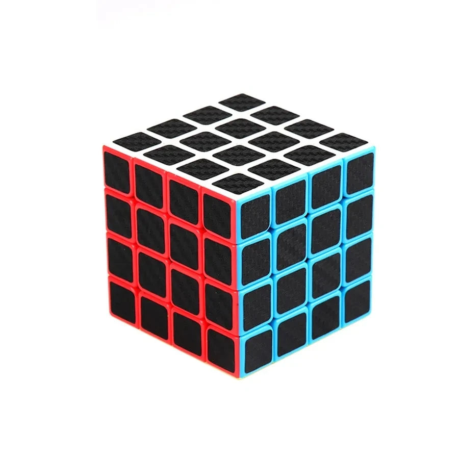 Carbon Fiber Texture Puzzle Cube Collection — Brain Teaser for All Skill Levels