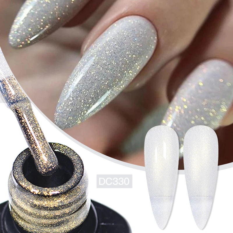Mtssii Reflective Glitter Gel Nail Polish — Sparkling Holographic Effect