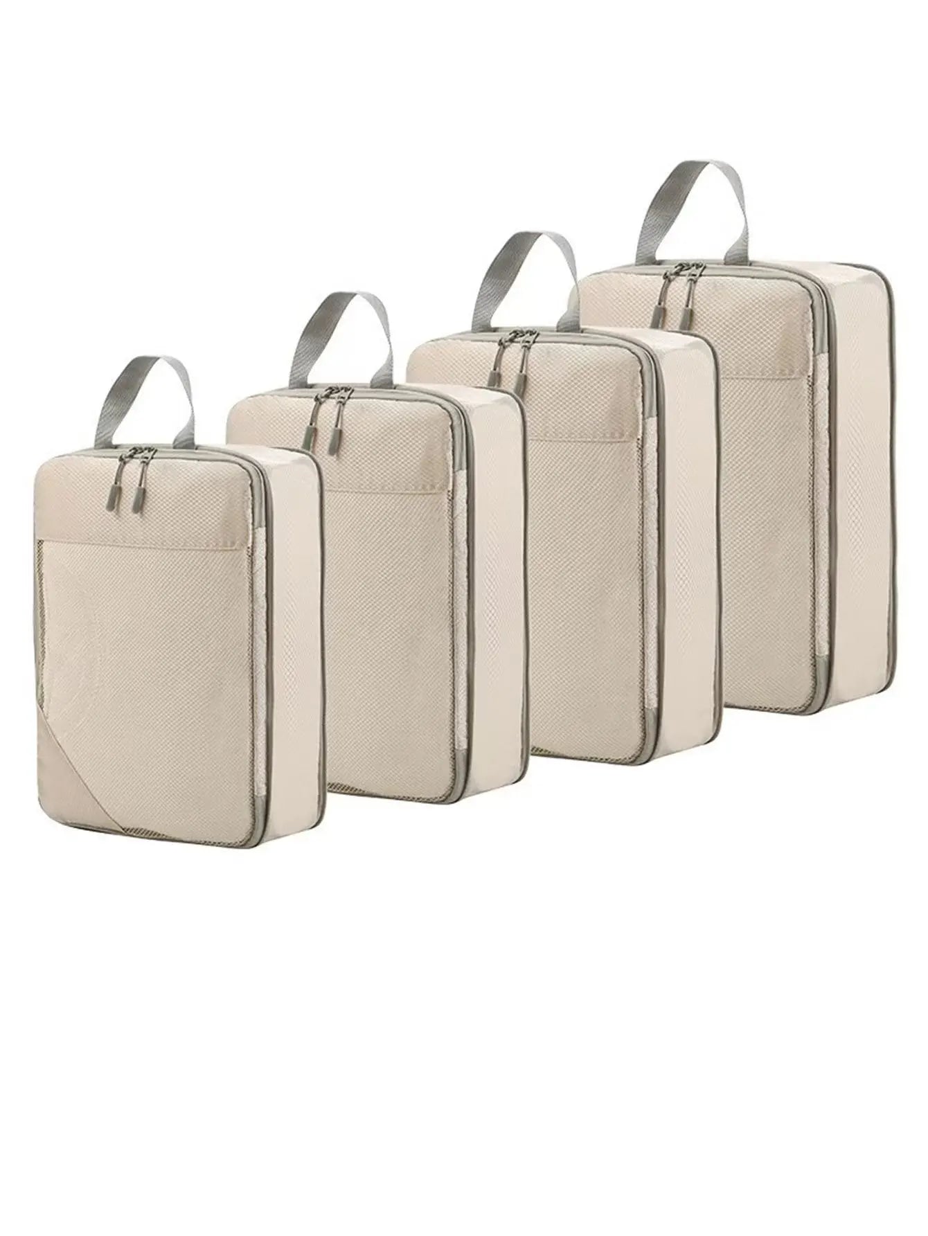 Compression Packing Cubes — Expandable Suitcase Organizers for Travel