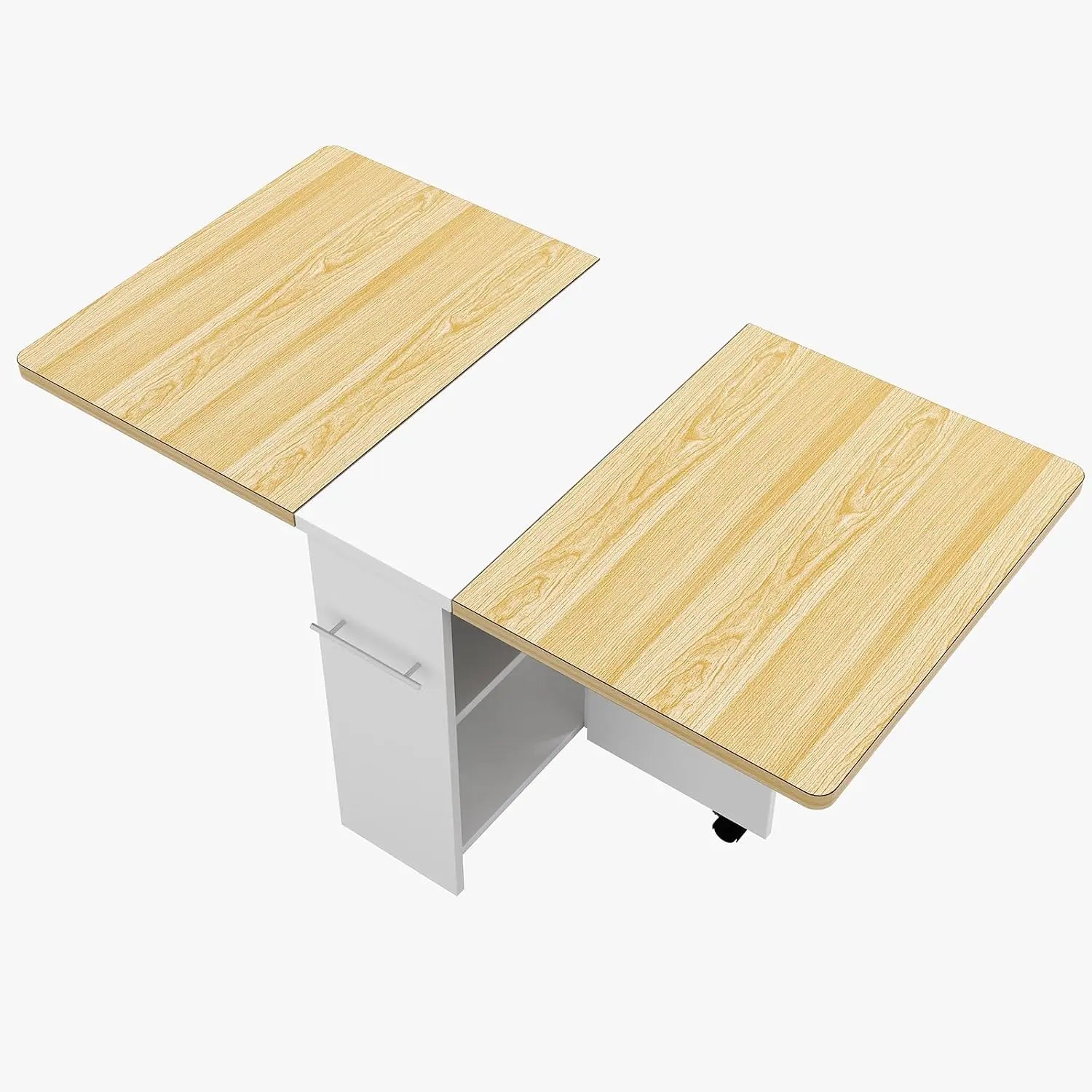 Garvee Modern Drop Leaf Dining Table — Extendable Space-Saving Design