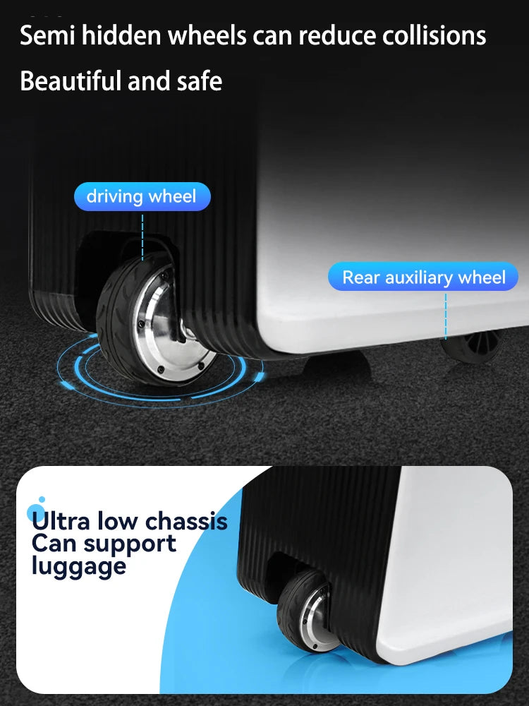 Electric Ride-On Suitcase — 20 Inch Carry-On Travel Case with TSA Lock