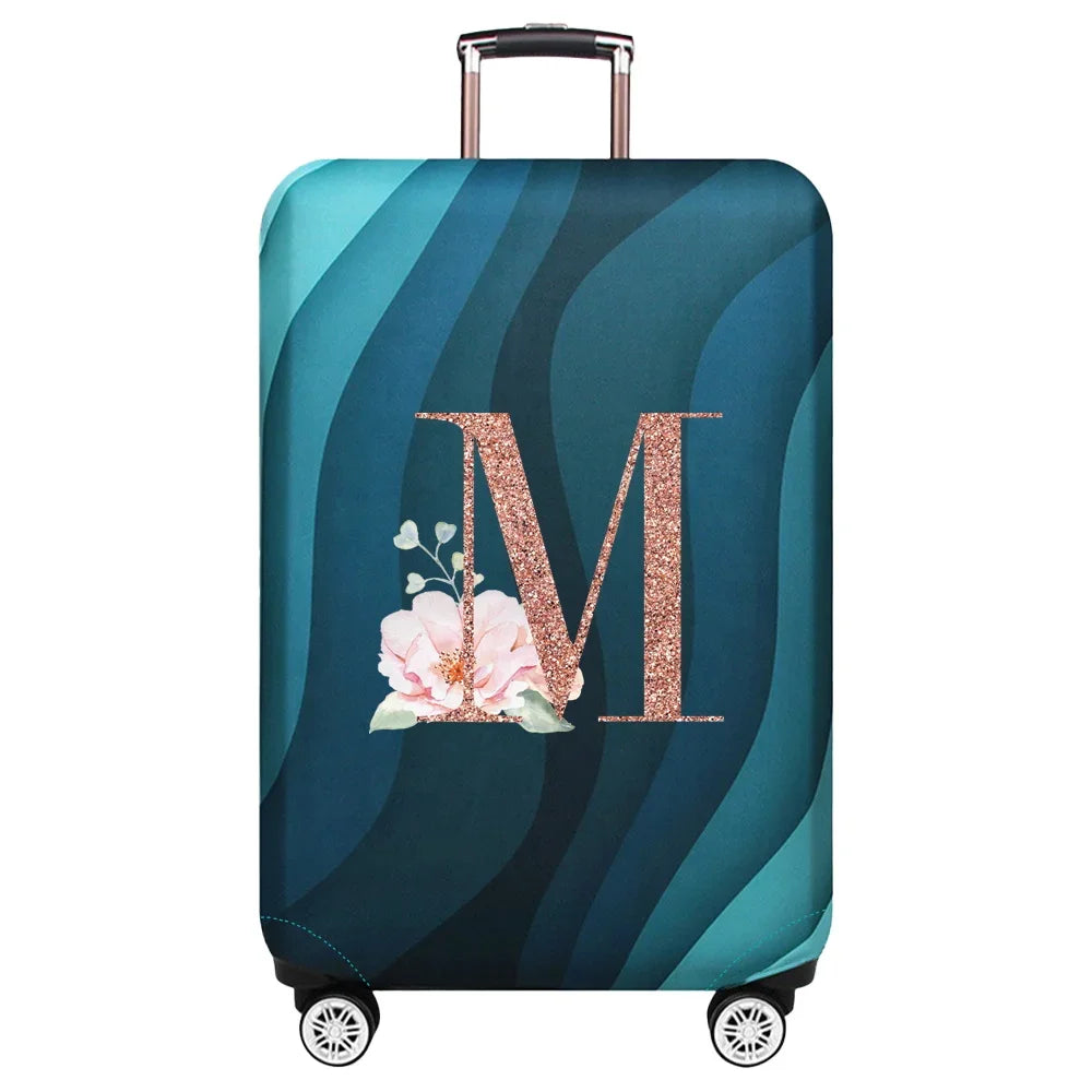 Stretch Luggage Protector Cover — Decorative Suitcase Guard for Travel
