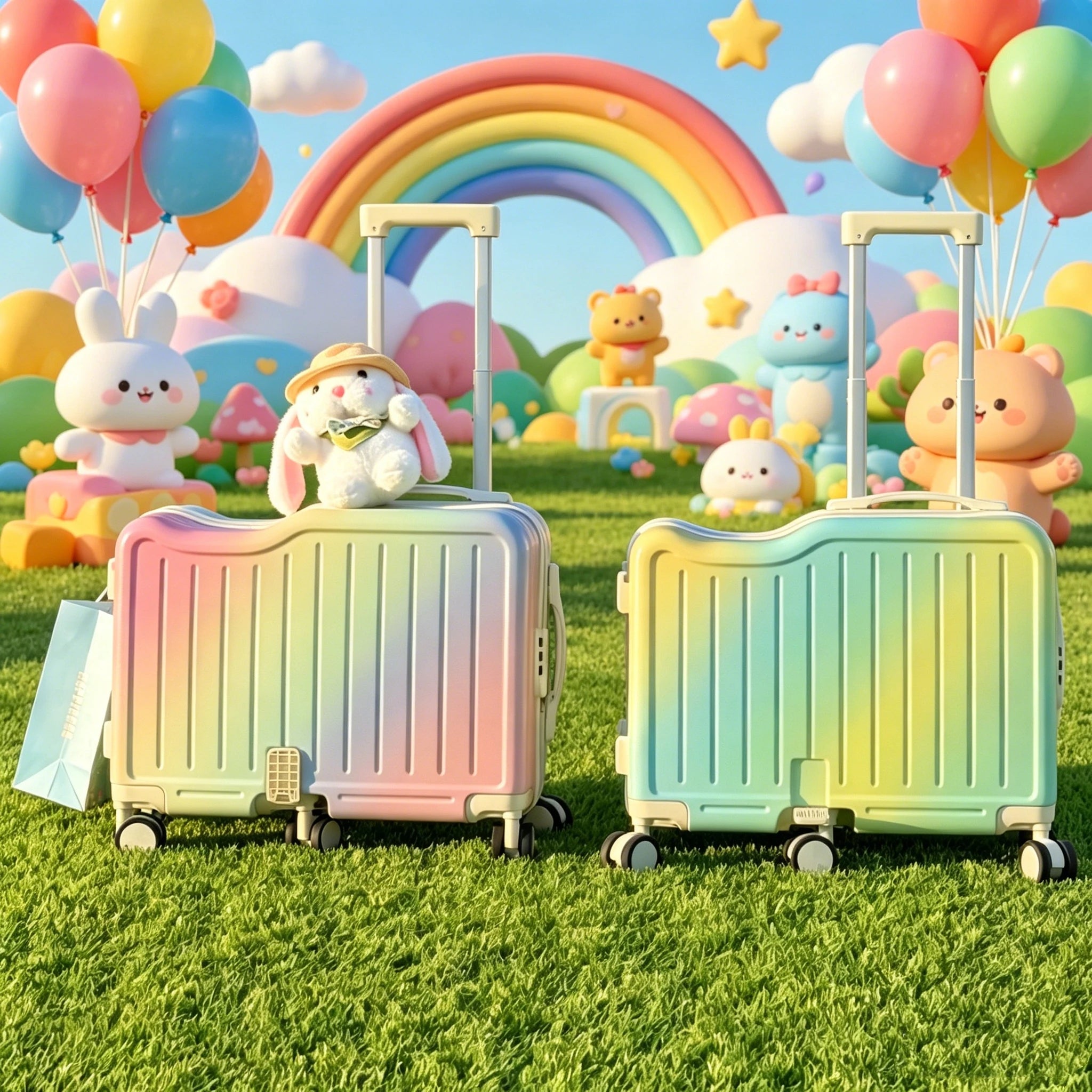 Children's Travel Suitcase — Durable Luggage with Password Lock