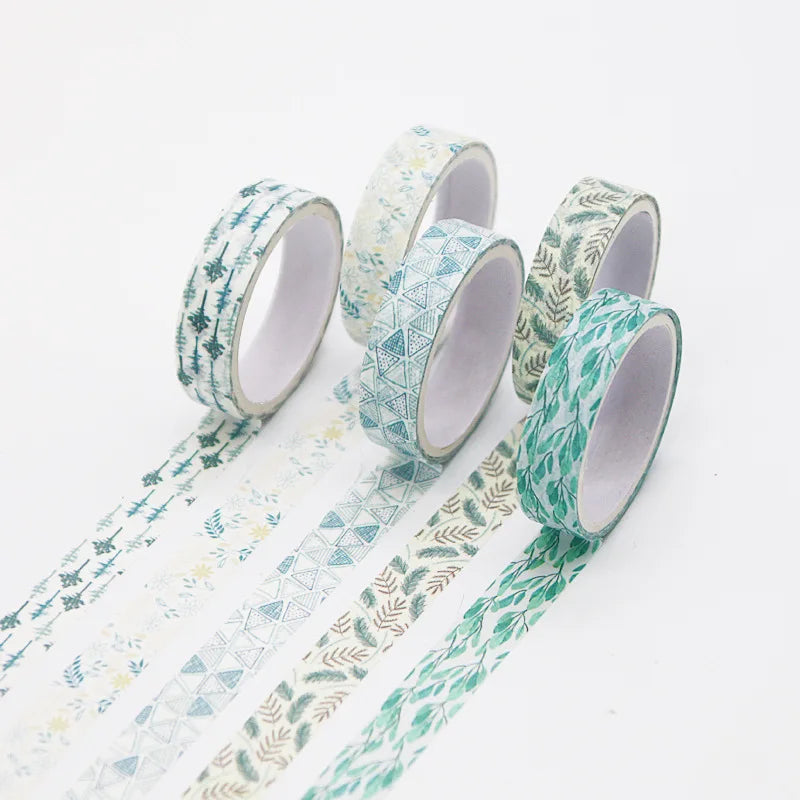 Kawaii Washi Tape Set — Decorative Masking Tape for Journaling & Scrapbooking