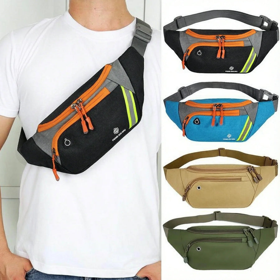 Waterproof Waist Pack — Casual Bum Bag for Travel and Sports