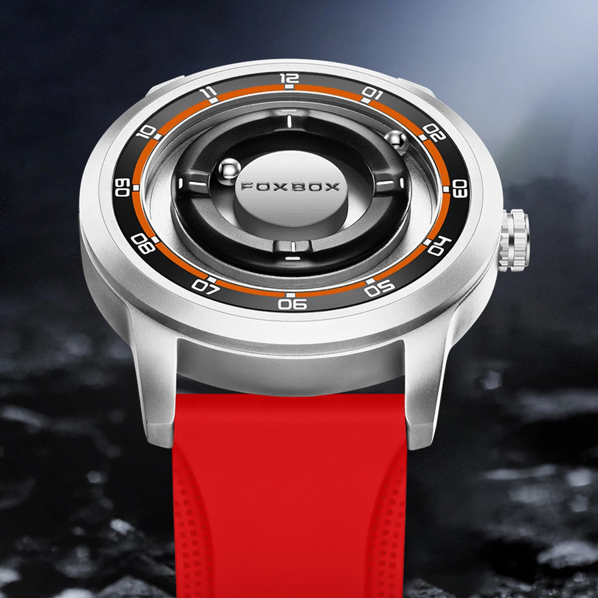 LIGE Floating Magnetic Pointer Watch — Creative Quartz Men's Wristwatch