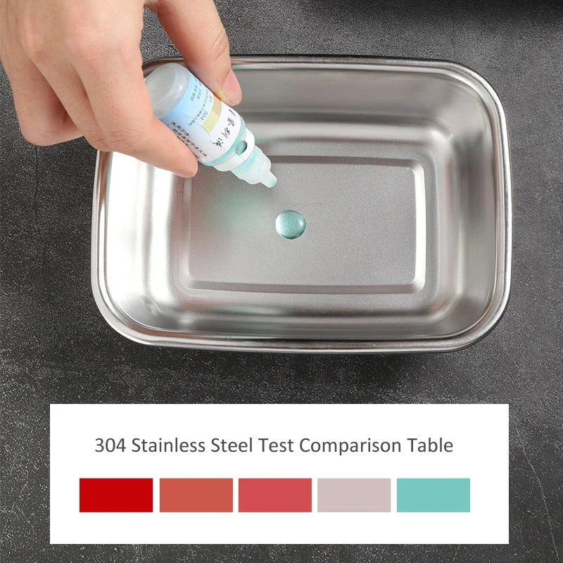 Stainless Steel Bento Box — Leakproof Food Storage Container