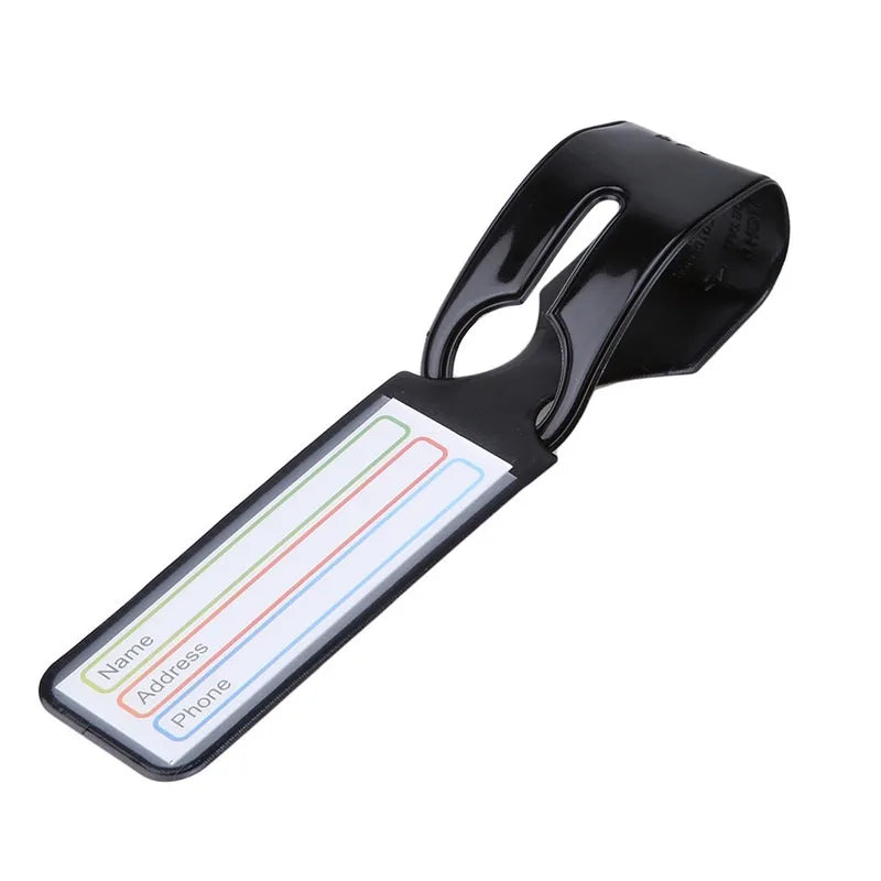 Clyine Luggage Tag Holder — Durable PVC Suitcase ID Cover