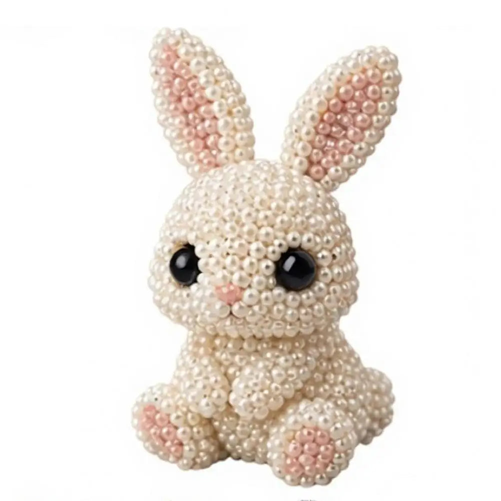 DIY 3D Beaded Animal Craft Kit — Handmade Miniature Art Set for Stress Relief