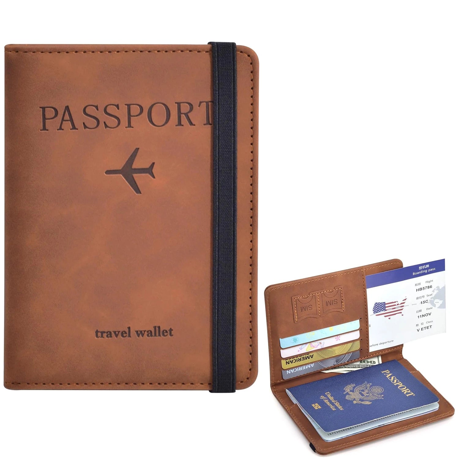 halilulu Passport Holder — RFID Blocking Travel Wallet & Organizer