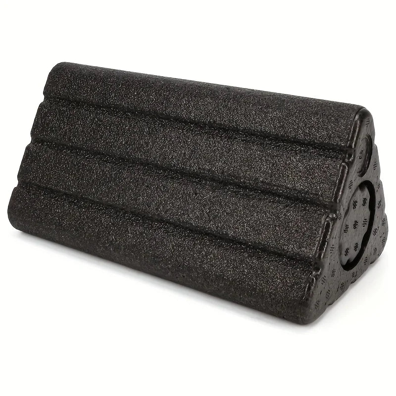 WHCMJP 2-in-1 Yoga Block — Triangular Foam Roller for Pilates and Massage