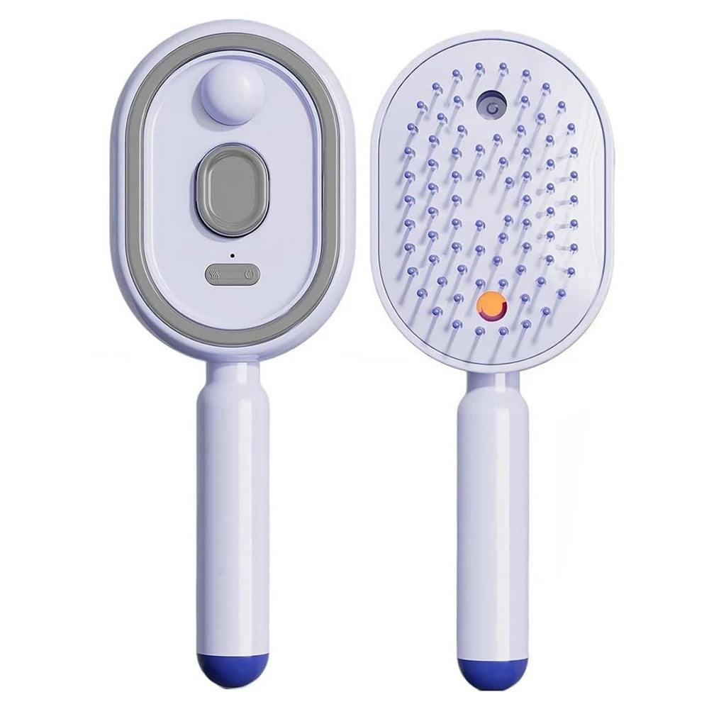 Electric Spray Hair Brush — Cordless Detangling & Anti-Static Styling Tool