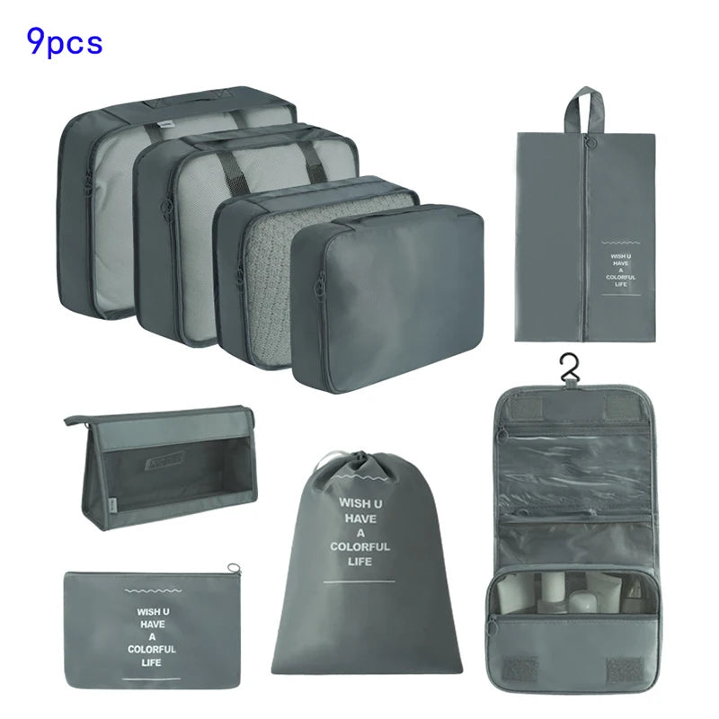 Travel Packing Cube Sets — Luggage Organizers for Suitcases and Backpacks
