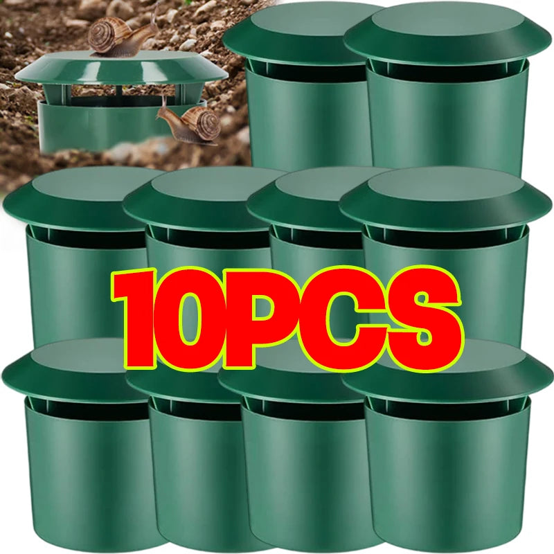 Reusable Snail and Slug Trap — Garden Pest Control Bait Station