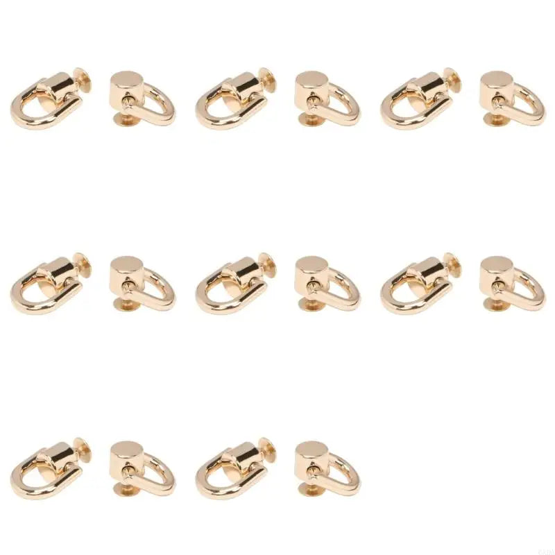 Bag Strap Replacement Hardware Set — 16-Piece Metal Connector Kit for DIY Repairs