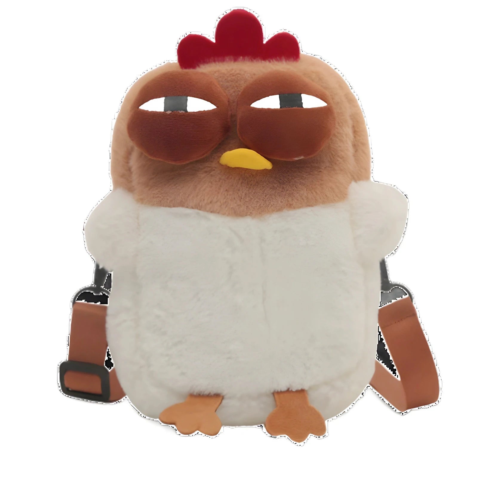 Plush Chick Crossbody Bag — Adorable Novelty Shoulder Bag for Daily Use