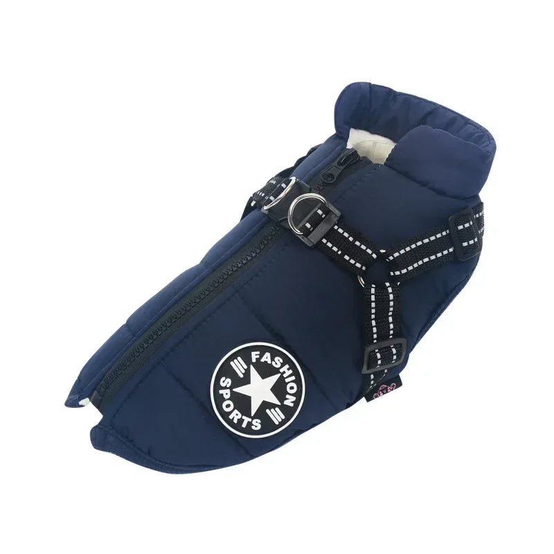 Dog Winter Coat — Waterproof Fleece Jacket