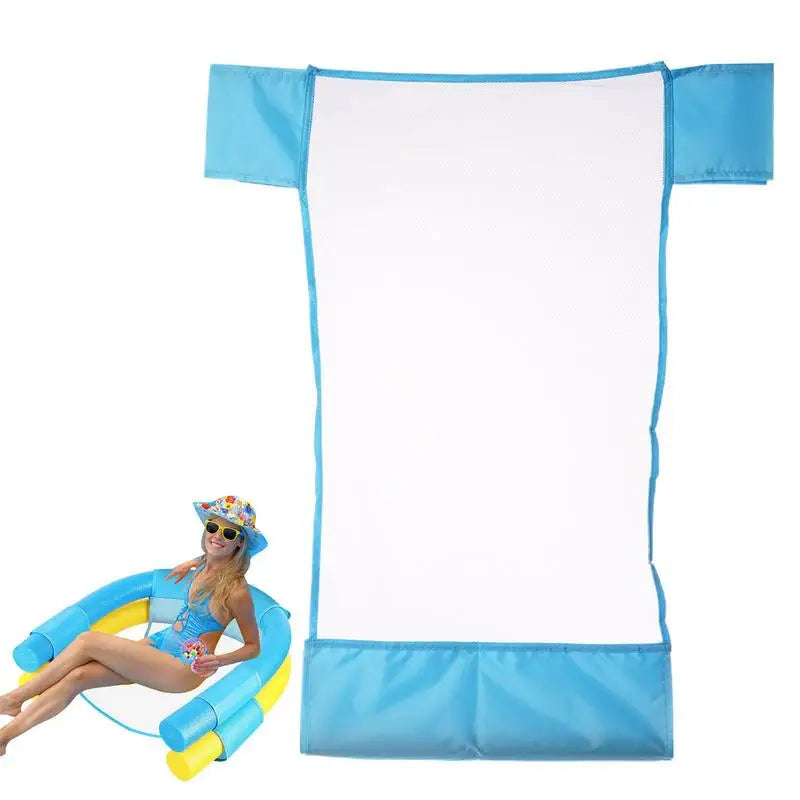 Foldable Pool Float Chair — Mesh Water Hammock Lounger