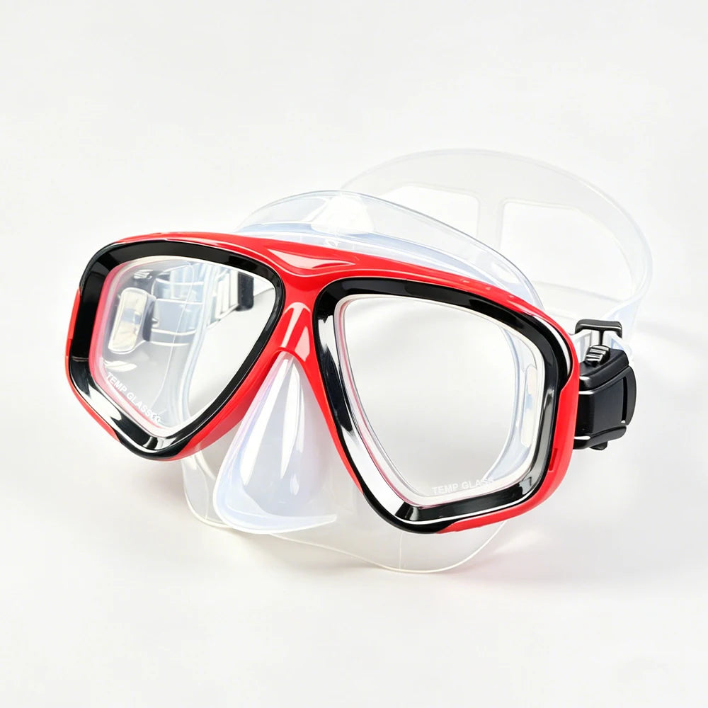 Snorkel Mask Swimming Goggles — Wide View Scuba Diving Gear