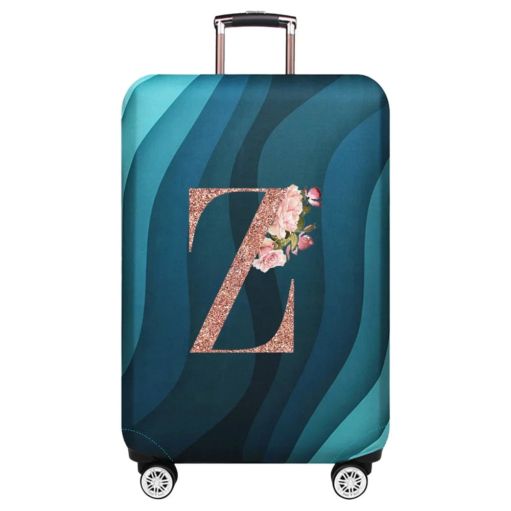 Stretch Luggage Protector Cover — Decorative Suitcase Guard for Travel