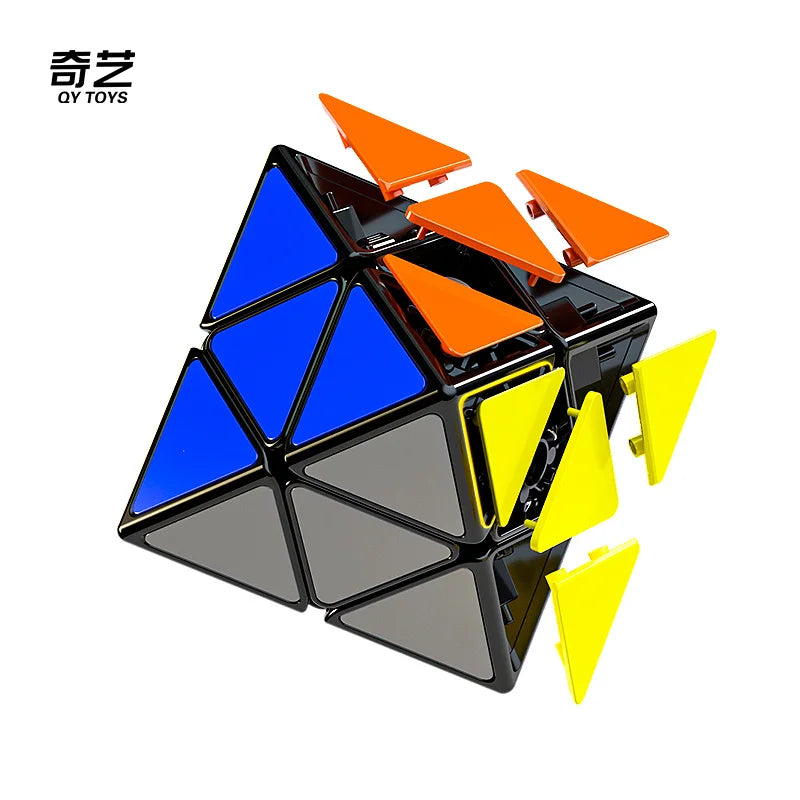 2x2 FTO Magnetic Octahedron Puzzle — Irregular Shape Speed Cube